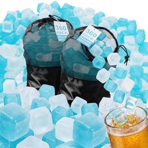 Luvhwave 720-Pack Reusable Ice Cubes for Coolers & Drinks Refreezable 22 lb