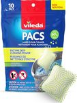 Vileda PACS Hard Floor Cleaner, Crisp Citrus Scent 10 Count (1-Pack) | Made with Naturally-Derived Ingredients | Safe to Use on All Hard Floors | Perfect for Mop Buckets