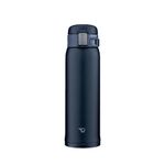 Zojirushi (ZOJIRUSHI) Water Bottle Direct Drinking [One-Touch Open] Stainless Steel Mug 480ml Navy SM-SF48-AD