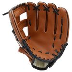 Baseball Glove Softball Glove Tee-Ball Glove 10.5"-12.5" for Kids Youth Adult Baseball Mitt Left Hand Glove, Right Hand Throw