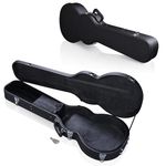 AW Electric Guitar Hard Case for LP Les Paul Style Electric Guitar Wooden Hard Shell Lockable Black
