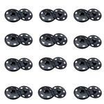 12 Pcs Sew-on Snap Buttons, Metal Snap Button, 21 mm Snap Clothing Clasps, Sewing Snap Buttons for Clothes, DIY, Handbag