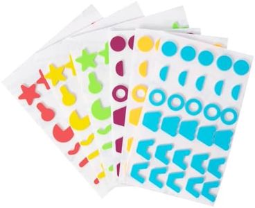 BLEWAY Bump Dots for Visually Impaired 200 Pcs Combo Pack(Yellow&Red&Blue&White) - Low Vision Aids Braille Stickers Raised Tactile Dots for Elderly, Blind