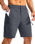 Pudolla Men's Hiking Cargo Shorts 9