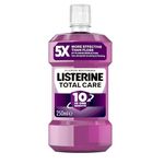 Listerine Total Care Antibacterial Mouthwash (250ml), Caring and Cleansing Mouthwash with 10-in-1 Benefits, Clean Mint-Flavoured Mouthwash to Freshen Breath