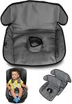 Car Seat Protector for Potty Training -Travel Potty Cover from Crumbs, Spillages, Nappy Leaks & Toilet Training| Pad fits All carseat, Age: 6 Months-4 Years Old |Keeps seat Clean & Dry! Pack of 2