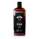 Brickell Men's Deep Moisture Body Lotion for Men, Natural and Organic Protects and Hydrates Dry Skin, 237 ml, Unscented