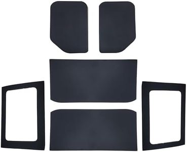 Hothead Headliners | Insulating Headliner | Compatible with 2011-2018 Jeep Wrangler JK Hard Top | Black | + Side Panels & Sound Assassin Strips
