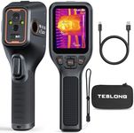 Teslong Thermal Camera, High 256 x 192 IR Resolution Thermal Imaging Camera with Dual-Light Fusion 3.2" LCD Screen 25Hz Refresh Rate, Handheld Infrared Imager with Video Recording Supported