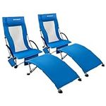 WKFAMOUT Low Folding Beach Chair 2 