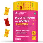 Carbamide Forte Multivitamin Gummies for Women | Multivitamin for Women’s Hair, Skin & Nails, with Biotin & Antioxidants for Immunity & Probiotics for Digestion | 23 Ingredients - 60 Veg Gummies