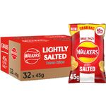 Walkers Less Salt Lightly Salted 45G (Case of 32)