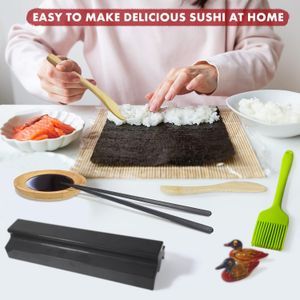 MLRYH 21-Piece Sushi Making Kit – Complete DIY Sushi Roller Set