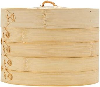 Davis & Waddell D4350 Asia One 2 Tier Bamboo Steamer, Natural