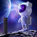Astronaut Projector, Ceiling Projector for Kids, Star Projector Nebula Galaxy Projector, 360°Adjustable Ceiling Night Light Birthday Gift Projector with Timer Remote Control for Father's Day