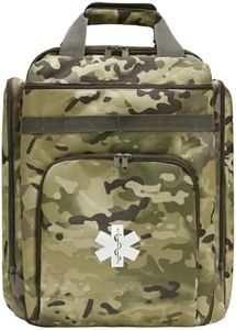 MYDAYS OUTDOOR First Aid Backpack Empty,EMS EMT Medical Bag Empty,Emergency Trauma Bag for Camping,Hiking,Outdoor Travel (Camo)