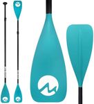 MoiShow SUP Paddle Board Paddle - Adjustable Paddleboard Paddle Oar 4-Piece Floating Aluminum SUP Kayak Paddle