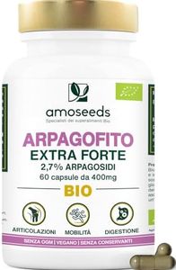 Arpagofito BIO, Artiglio del Diavolo | Extra Forte, 3000mg / giorno | Articolazioni, Tendini, Mobilità | 2,7% Arpagosidi | Qualità Superiore