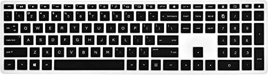 Jesra Keyboard Cover for HP Pavilion 27 All in One PC, HP Pavilion 27-Xa0055Ng/0370Nd/0076Hk/0010Na, HP Pavilion 24-inch All in One PC, 24 Xa0002A/0300Nd/0051Hk, HP Pavilion All in One- Black