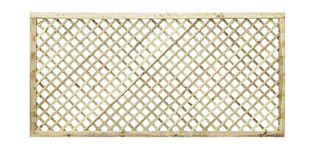 183cm x 90cm (6x3) Elite Diamond Trellis/Lattice Garden Screening Wood Fence