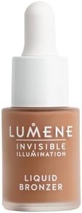 Lumene Invisible Illumination [Kaunis] Liquid Bronzer - Skincare-Infused Bronzing Drops with Buildable Texture - Made with Pearlescent Pigments for a Luminous Complexion - Summer Glow (15ml)