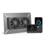 AC Infinity AIRTITAN T7, Ventilation Fan 12" with Temperature Humidity Controller, for Crawl Space, Basement, Garage, Attic, Hydroponics, Grow Tents