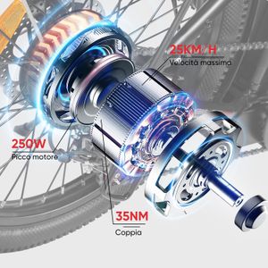 SAMEBIKE Foldable Electric Bike for Adults