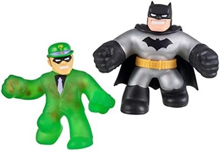 Heroes of Goo Jit Zu DC Versus Pack Metallic Batman vs The Riddler - Squishy, Stretchy, Gooey 2 Pack Multicolor
