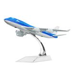 LESES Diecast Plane Model 1:400 Scale Holland 747 Airplane Model for Decoration or Gift