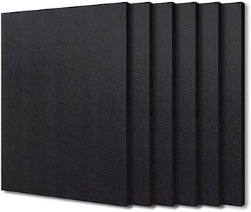 BXI Sound Absorber - 16 X 12 X 3/8 Inches 6 Pack High Density Acoustic Absorption Panel, Sound Absorbing Panels Reduce Echo Reverb, Tackable Acoustic Panels for Wall and Ceiling Acoustic Treatment