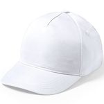 eBuyGB Kids Baseball Cap, White, Pack of 1