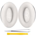 YOCOWOCO Earpads for Bose QuietComfort 45 (QC45) Replacement Ear Pads Cushions Compatible with Bose QuietComfort SE (QC SE) and Bose New QuietComfort Wireless Over Ear Headphones (White Smoke)