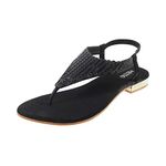 Metro Women Black Synthetic Fashion Sandals 7-UK (33-1078-11-40)