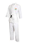 Addiction Boy's and Girl's Cotton Karate Dress Uniform with White Karate Belt (40)