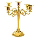 YOUEON Gold 5 Arms Candelabra, 10.4