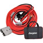 Energizer 1-Gauge 800A Permanent Installation kit Jumper Battery Cables with Quick Connect Plug 30 Ft Booster Jump Start ENB-130-30' Allows You to Boost a Battery from Behind a Vehicle!