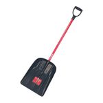 Bully Tools 92400 Mulch/Snow Scoop with Fiberglass D-Grip Handle