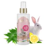 PETLIFE Organic Dry Bath Shampoo For Small Pets, Rabbits & Kitten|Dry/Waterless/Spray Rabbits & Small Pet Shampoo|Made With Natural Ingredients For A Cleaner, Smoother & Shinier Coat 200 Milliliter