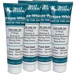 Lubri-Whiz Plus, Food Grade Grease, O-Ring Lubricant, Food Safe Machine Lubricant, 4 x 4 Ounce Tubes, by Billy Buckskin Co.