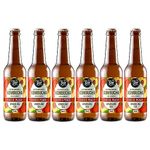 Toyo Kombucha - Sparkling Fermented Tea | Exotic Peach | 330ml (Pack of 12) - Rich in Probiotics and Antioxidants