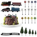 25 PCS Train Cake Decorations Cake 