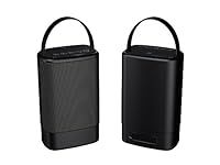 Curtis Sylvania Portable Outdoor Dual Bluetooth-Set of 2 Speakers, SP096-Black