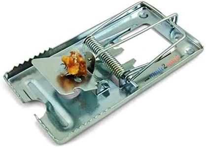 made2catch Classic Metal Mouse Trap Fully Galvanized - 8 traps - Snap Trap for Mice - Mouse and Small Rodent Control - Humane Mouse Traps that Work