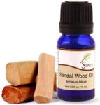 SVATV Sandalwood Essential Oil for Yoga Massage & Therapeutic Grade, Room Fragrance Oil for Diffuser, Aromatherapy Oils, DIY Personal Care - 10ml