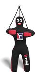 MATARTS MMA Hanging Grappling Dummy Kids Combat Sports Punching Bag BJJ jiu Jitsu Dummies Children Throwing Judo Karate Taekwondo Wrestling Buddies and Boxing Dummy- UNFILLED (47" - (120 cm), Black)