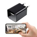 Eye4Spy 1080P Wi-Fi Mini Spy Camera – USB Charger Hidden Camera with App Control & Live View, SD Card Storage - Supports Up to 256GB Card – Home & Office Security Surveillance Camera