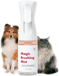 Magic Brushing Mist - Dog Fur Detangler Spray for Dematting, Hypoallergenic Dog Deodorizing Spray, Dog Conditioner & Itch Relief Spray, Shining, Freshening, Grooming Spray for Pet (5.8fl oz, 170ml)