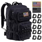 R.SASR Black Tactical Backpack, Mil