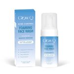 Glow Q Foaming Face Wash for Acne Control Face Wash Formulated with Benzoyl Peroxide, Niacinamide, Hyaluronic Acid | Anti Acne Face Wash | Controls Sebum & Prevents Breakouts |100ml