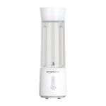 Amazon Basics Portable Blender | 230 Watt Motor, 4000 mAh USB-C Rechargeable Battery | Stainless Steel Blades | Lightweight with 500 ml jar (White)